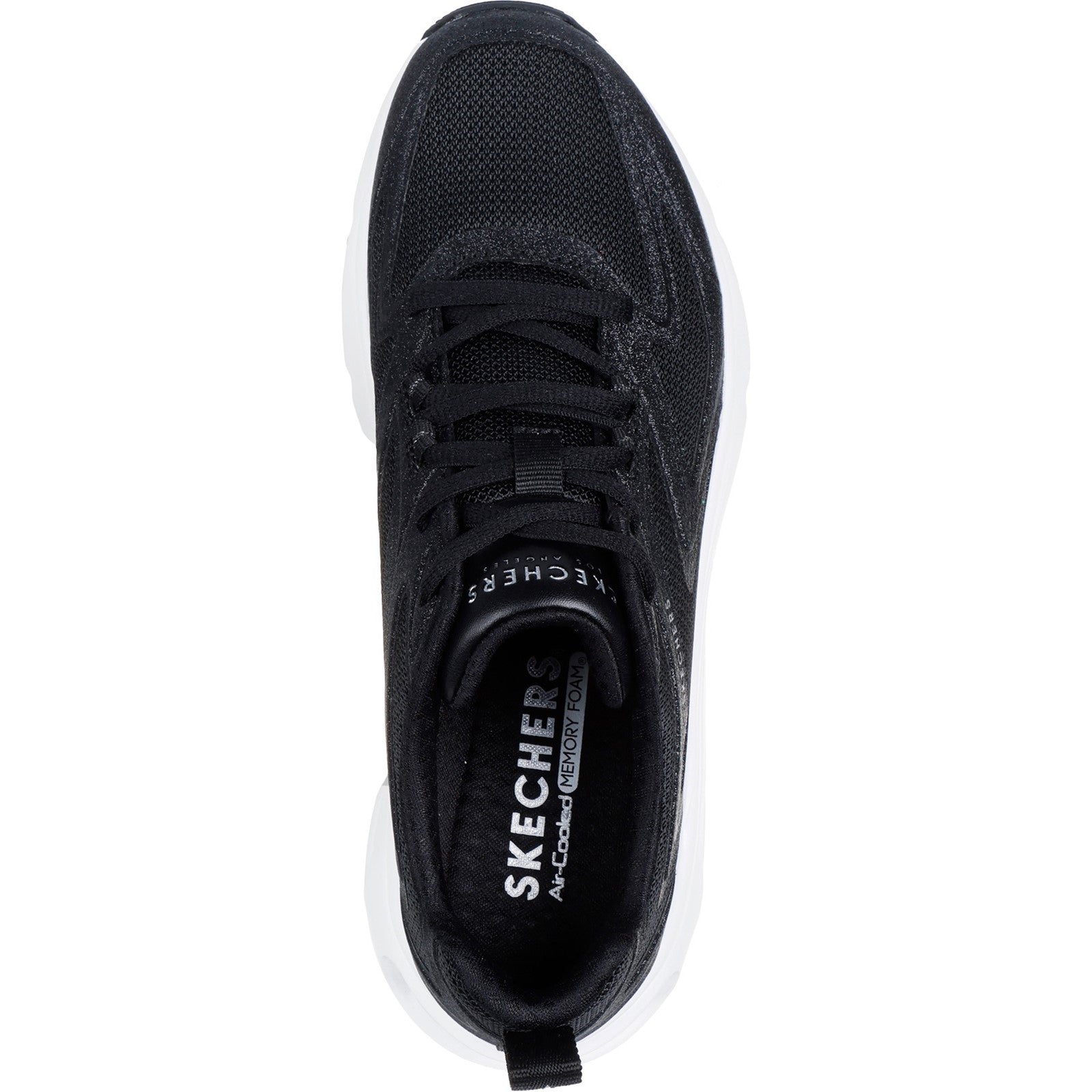 Women's Wide Fit Skechers 177411 Tres-Air Uno Glit Airy Trainers