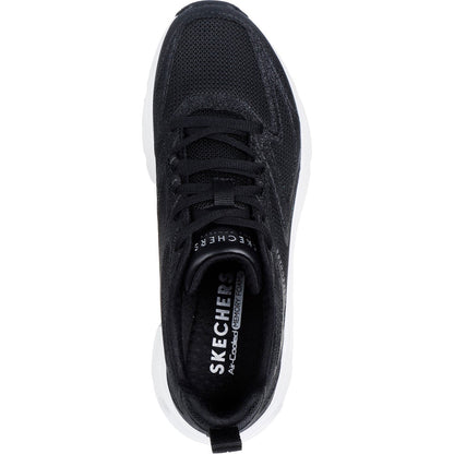 Women's Wide Fit Skechers 177411 Tres-Air Uno Glit Airy Trainers