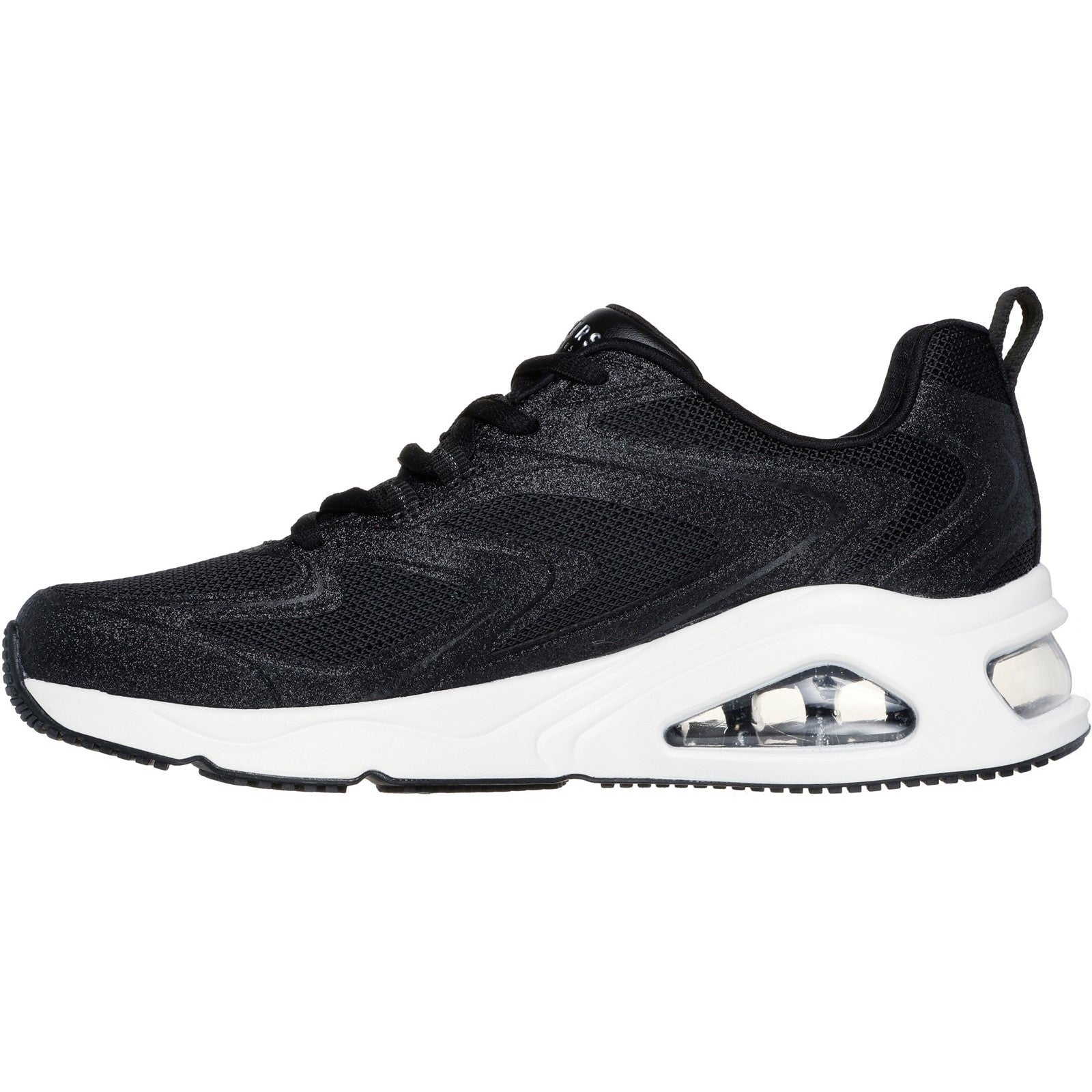 Women's Wide Fit Skechers 177411 Tres-Air Uno Glit Airy Trainers