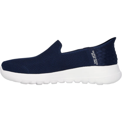 Women's Wide Fit Skechers 124641 Slip-ins Go Walk Joy Vela Shoes