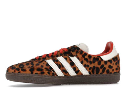 Adidas Samba OG Red Leopard (Women's)