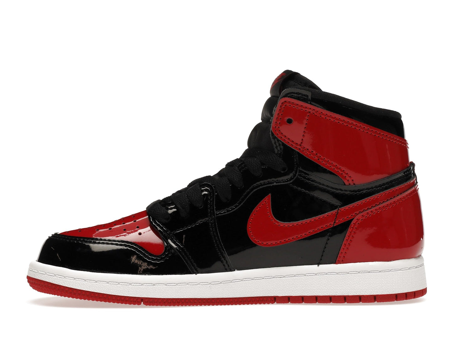 Air Jordan Retro 1 High OG Patent Bred (PS)