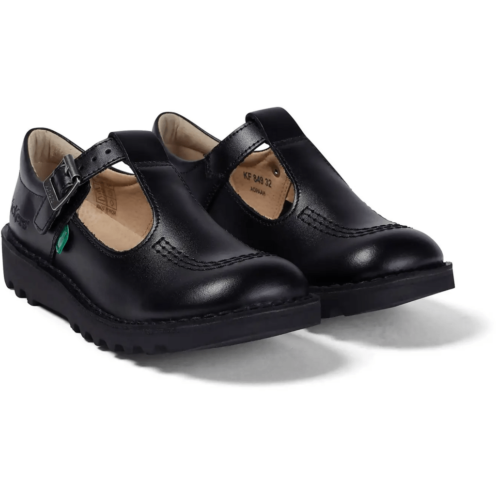Kickers Kick T-Bar Leather Children