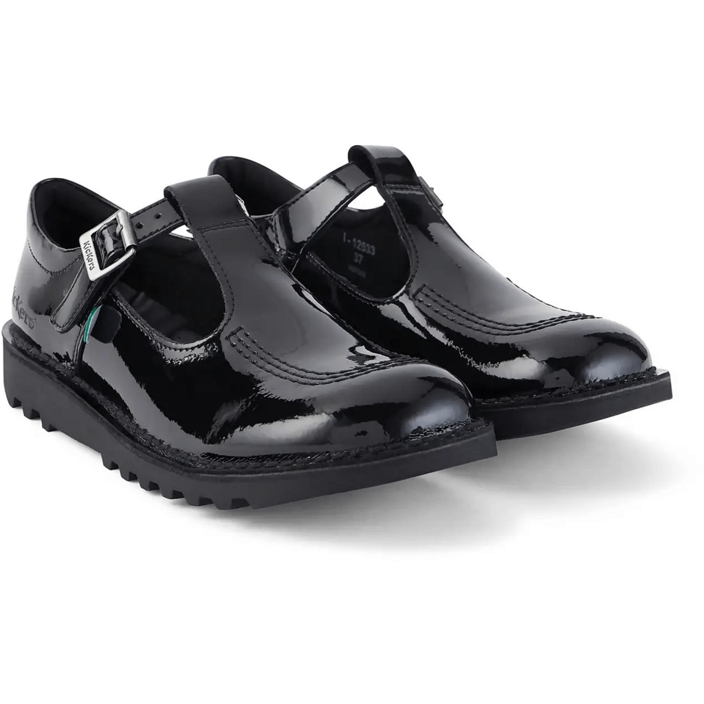 Kickers Kick T-Bar Patent Leather Junior