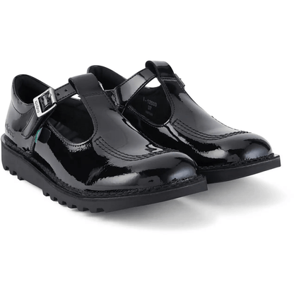 Kickers Kick T-Bar Patent Leather Junior