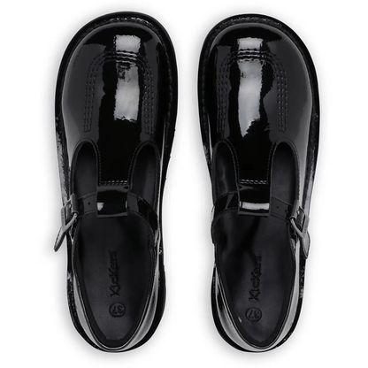Kickers Kick T-Bar Patent Leather Junior