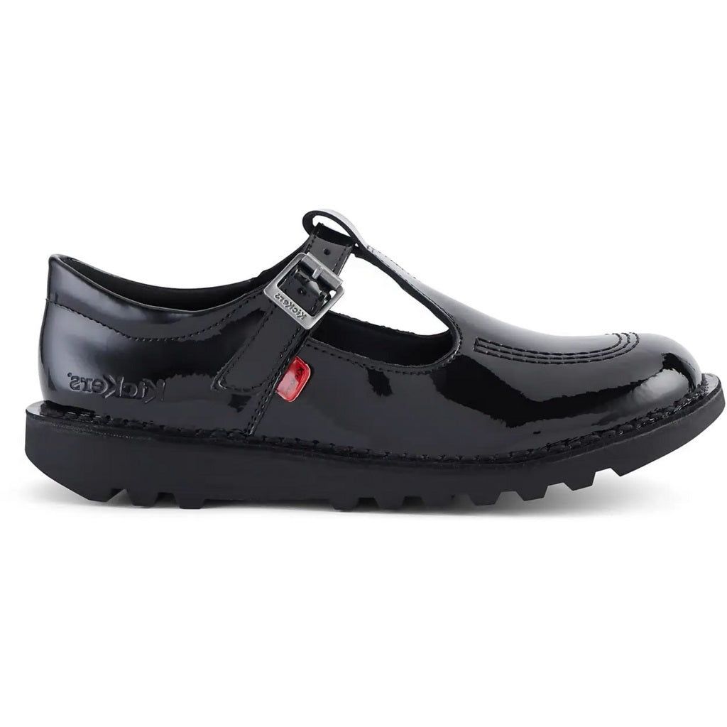 Kickers Kick T-Bar Patent Leather Junior