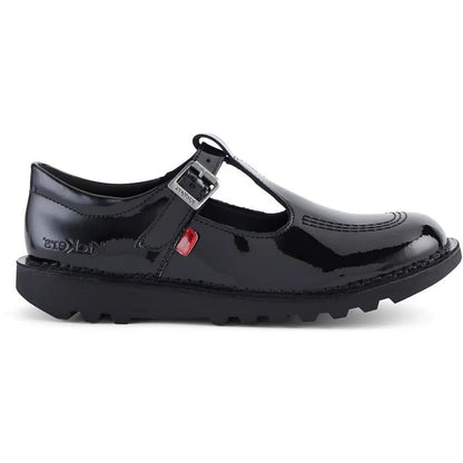 Kickers Kick T-Bar Patent Leather Junior